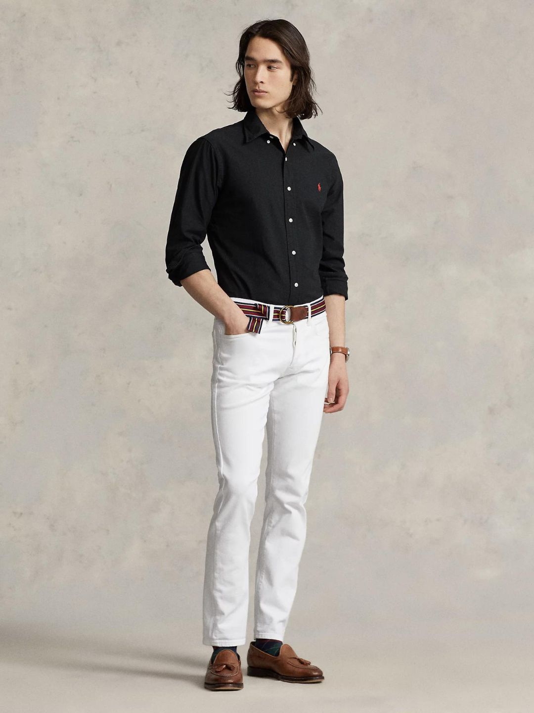 Polo Ralph Lauren - Garment Dyed Oxford Shirt - Black