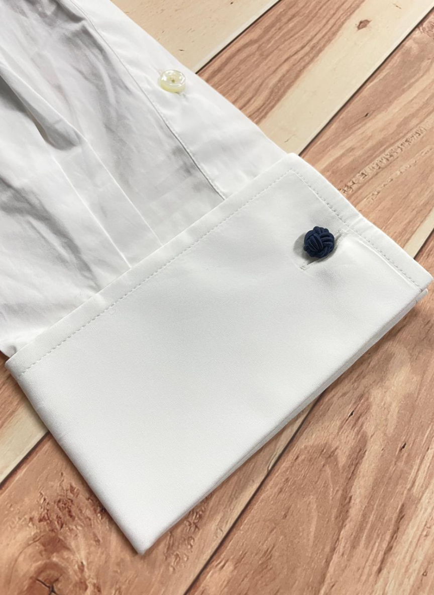 Polo Ralph Lauren - Full sleeve white Tuxedo custom fit shirt
