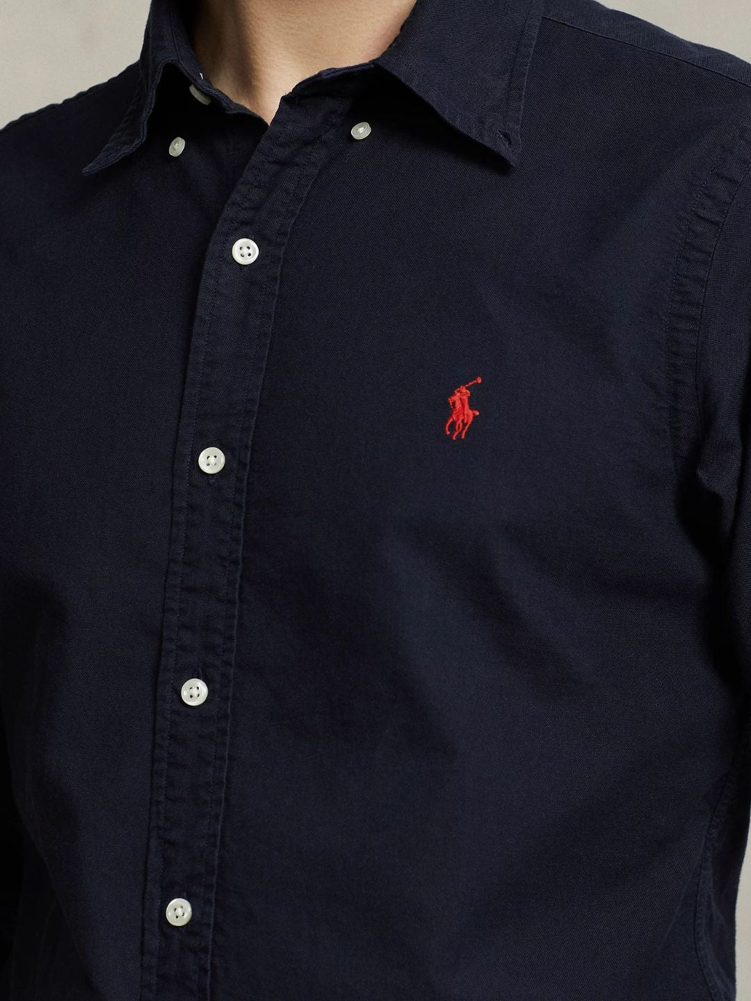 Polo Ralph Lauren - Garment Dyed Oxford Shirt - Navy blue