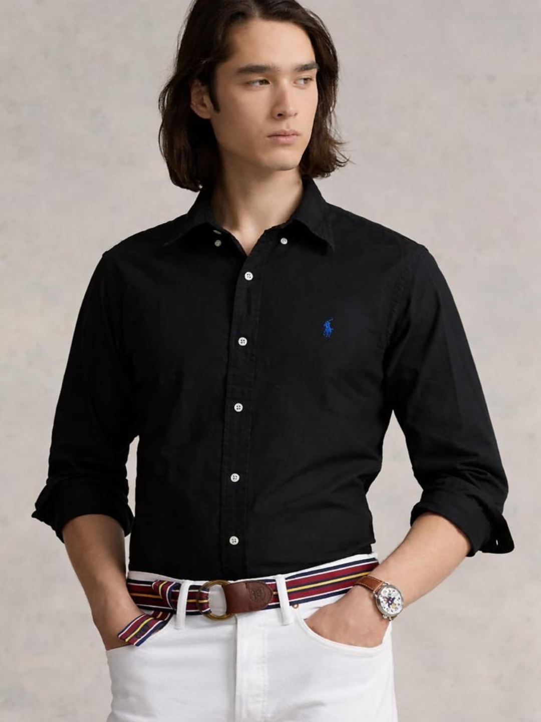 Polo Ralph Lauren - Garment Dyed - Black - Blue Logo