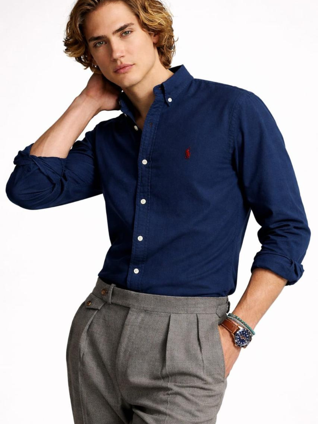 Polo Ralph Lauren - Garment Dyed - Navy Blue - Red Logo