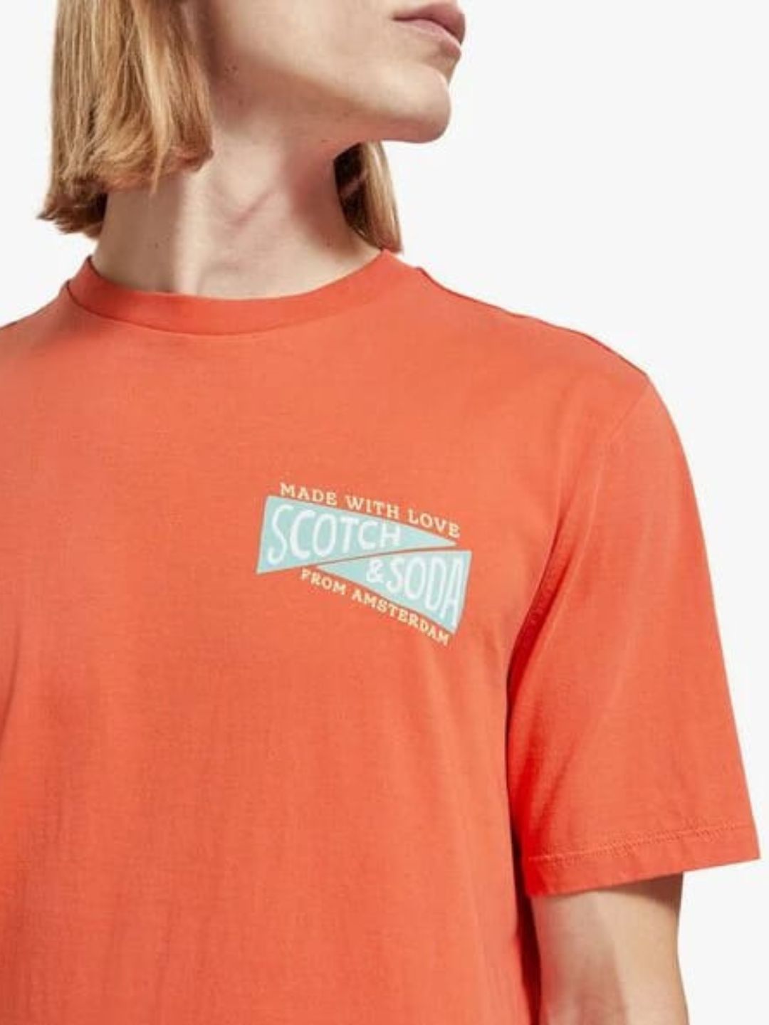 SCOTCH & SODA - Organic Cotton Crew-Neck T-Shirt