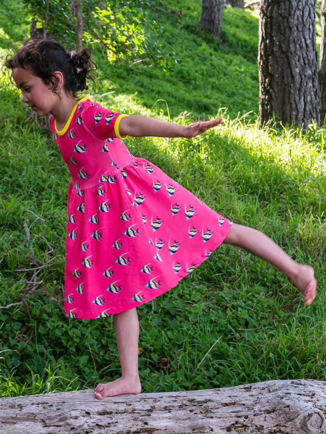 Coddi & Womple - Moorish the Secret Agent Fish | Babydoll dress