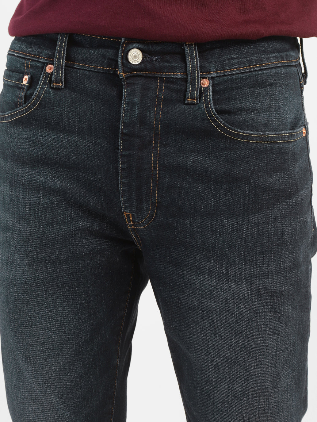 Levsi - Men's 512 Blue Slim Tapered Fit Mid Rise Jeans
