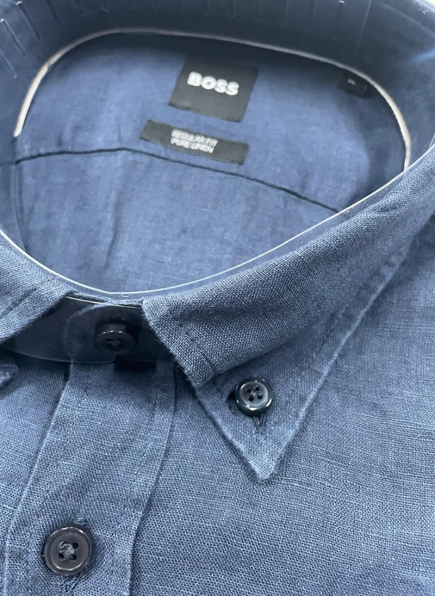 BOSS - Full sleeve LINEN shirt - Regular Fit