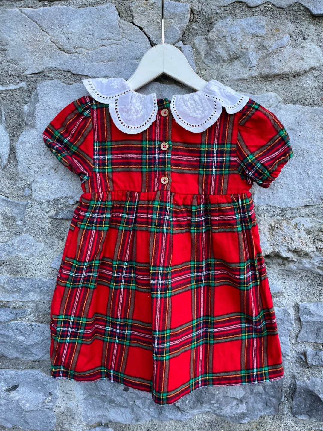 TU - Red Tartan Flannel Dress