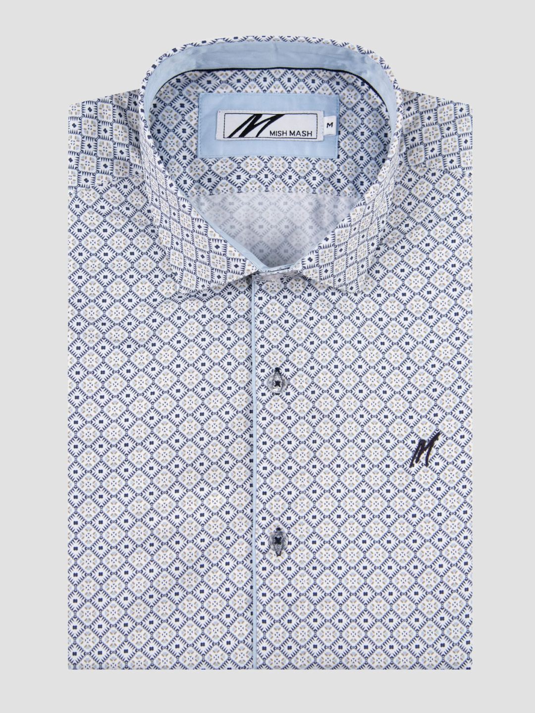 Mish Mash - Resort White & Navy S/S Shirt