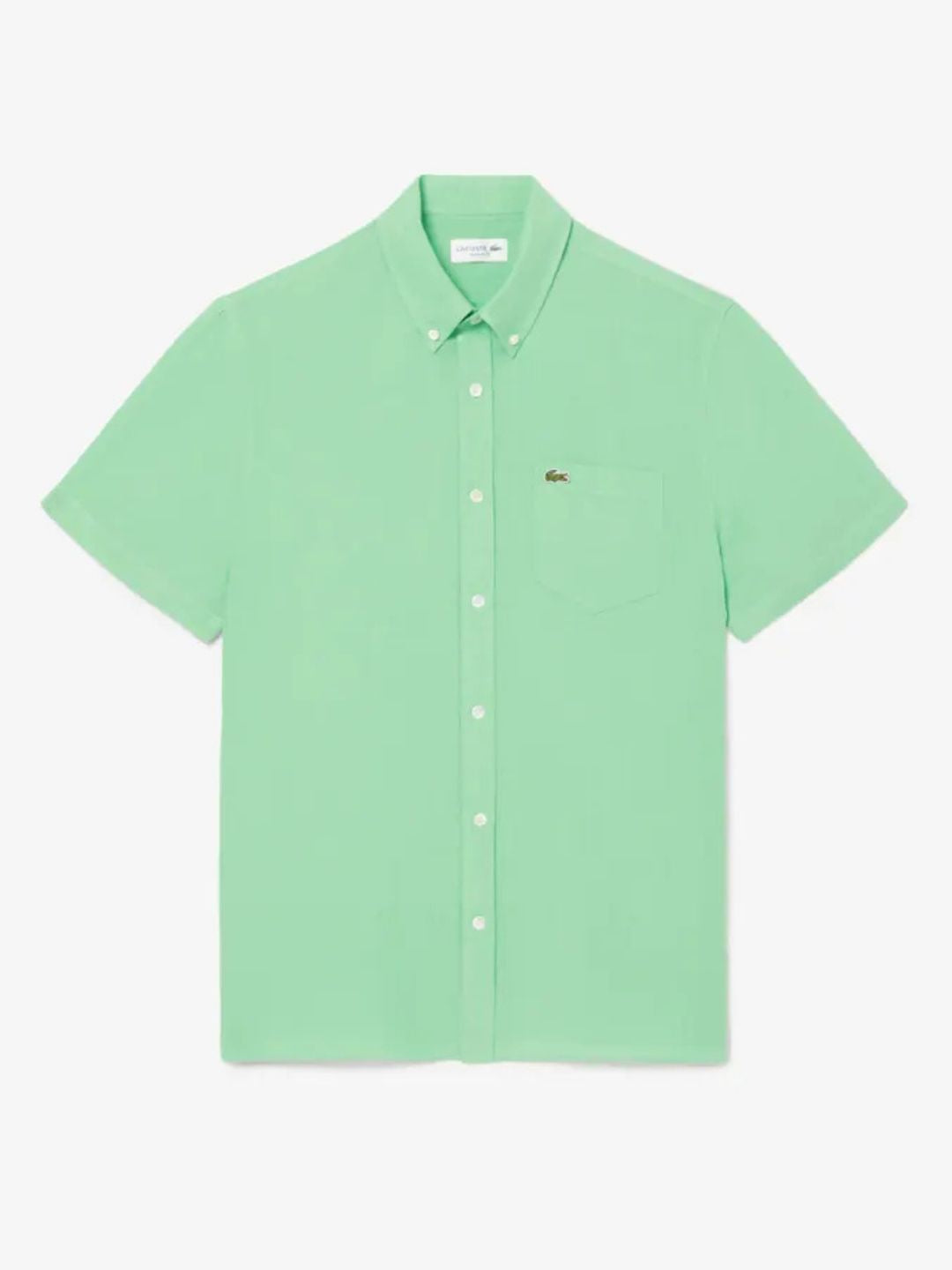Lacoste - Regular Fit Short Sleeved Linen Shirt