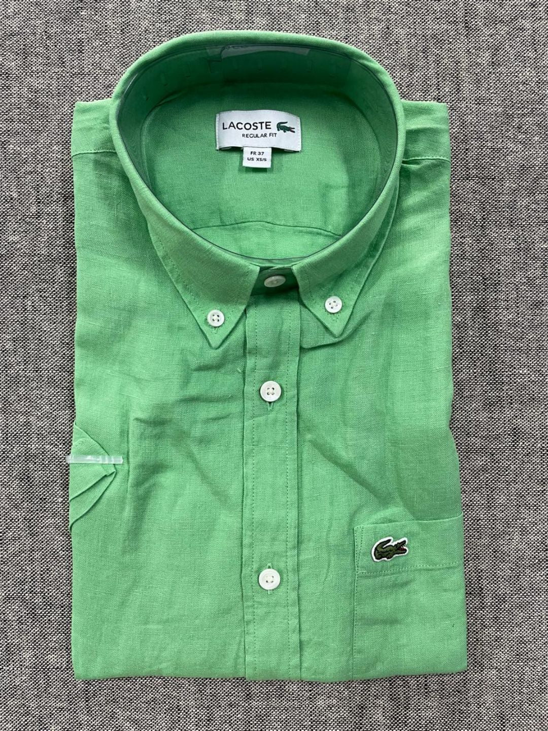 Lacoste - Regular Fit Short Sleeved Linen Shirt