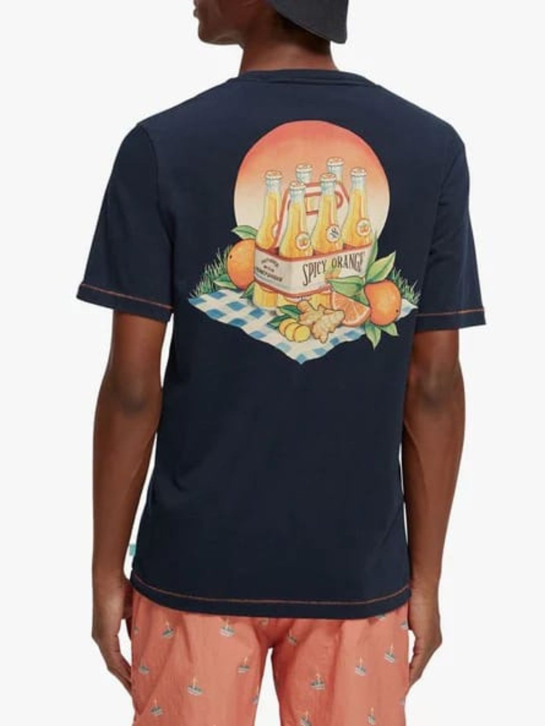 SCOTCH & SODA - Artwork Crew-Neck T-Shirt