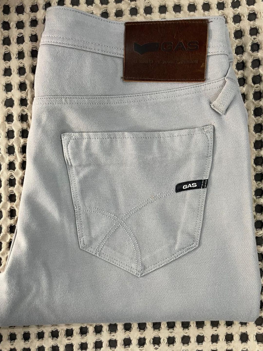 GAS - Slim Straight Fit Knitted Chinos