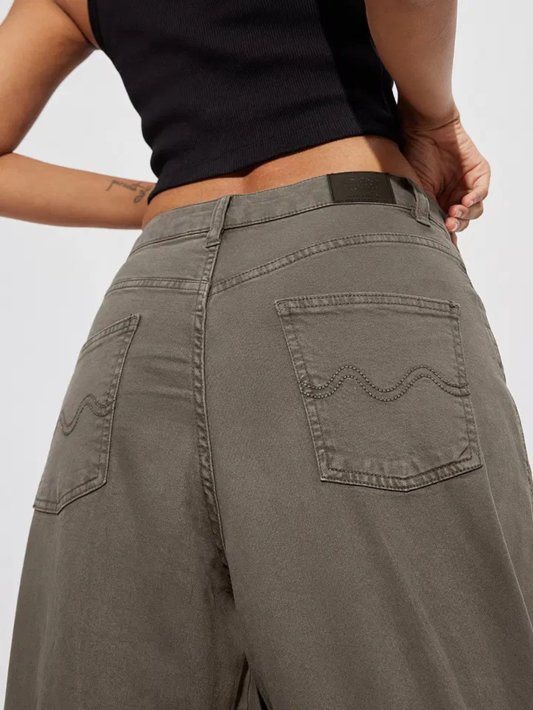 The Souled Store - Parachute Jeans - Copper Grey