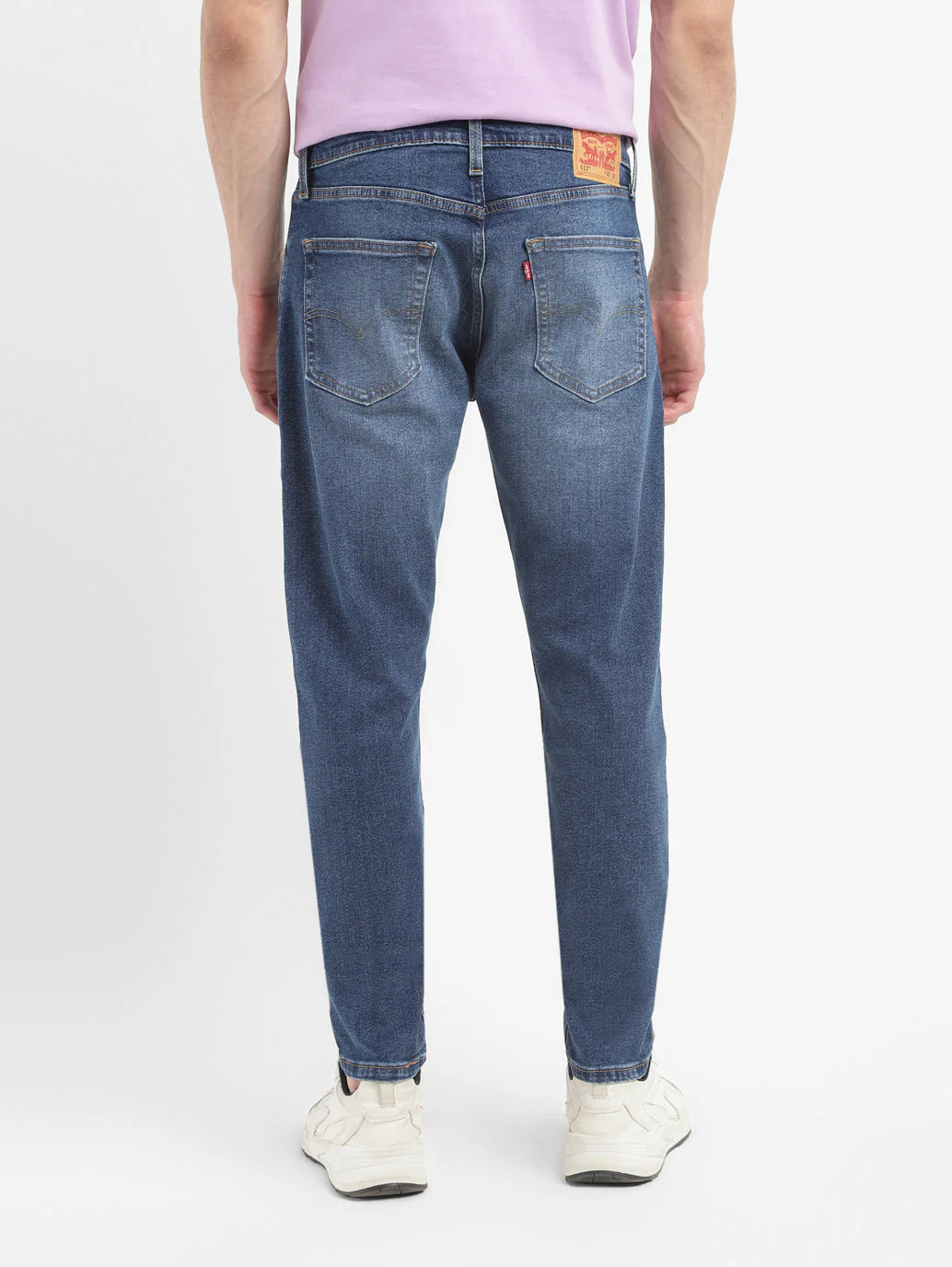 Levis - Men's 512 Blue Slim Tapered Fit Mid Rise Jeans