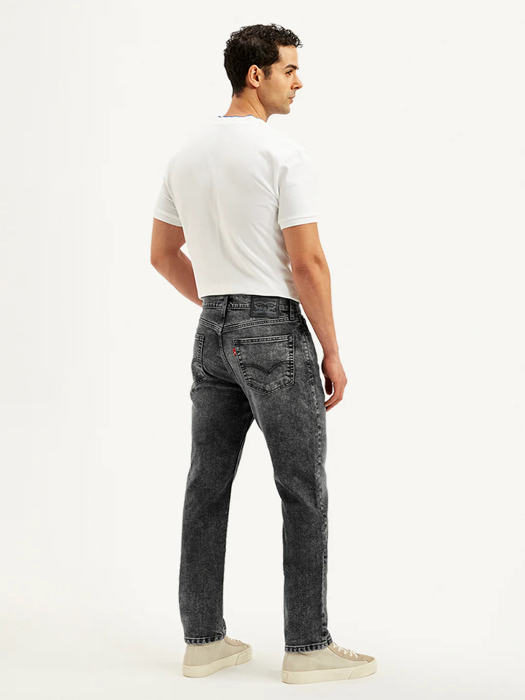 Levis - Men's 541 Grey Athletic Tapered Fit Mid Rise Jeans