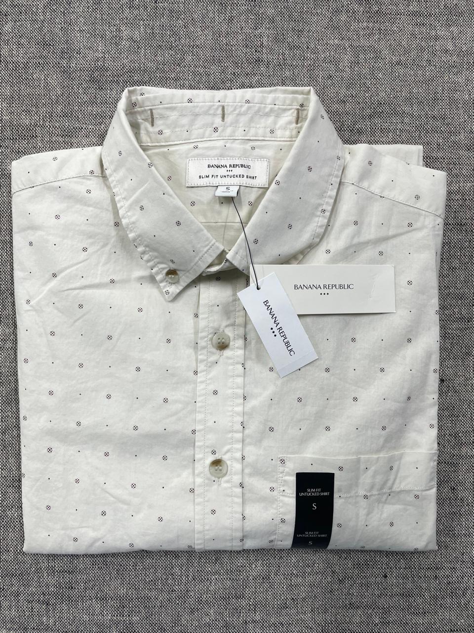 Banana Republic - Full Sleeve Slim Fit Untucked Shirt