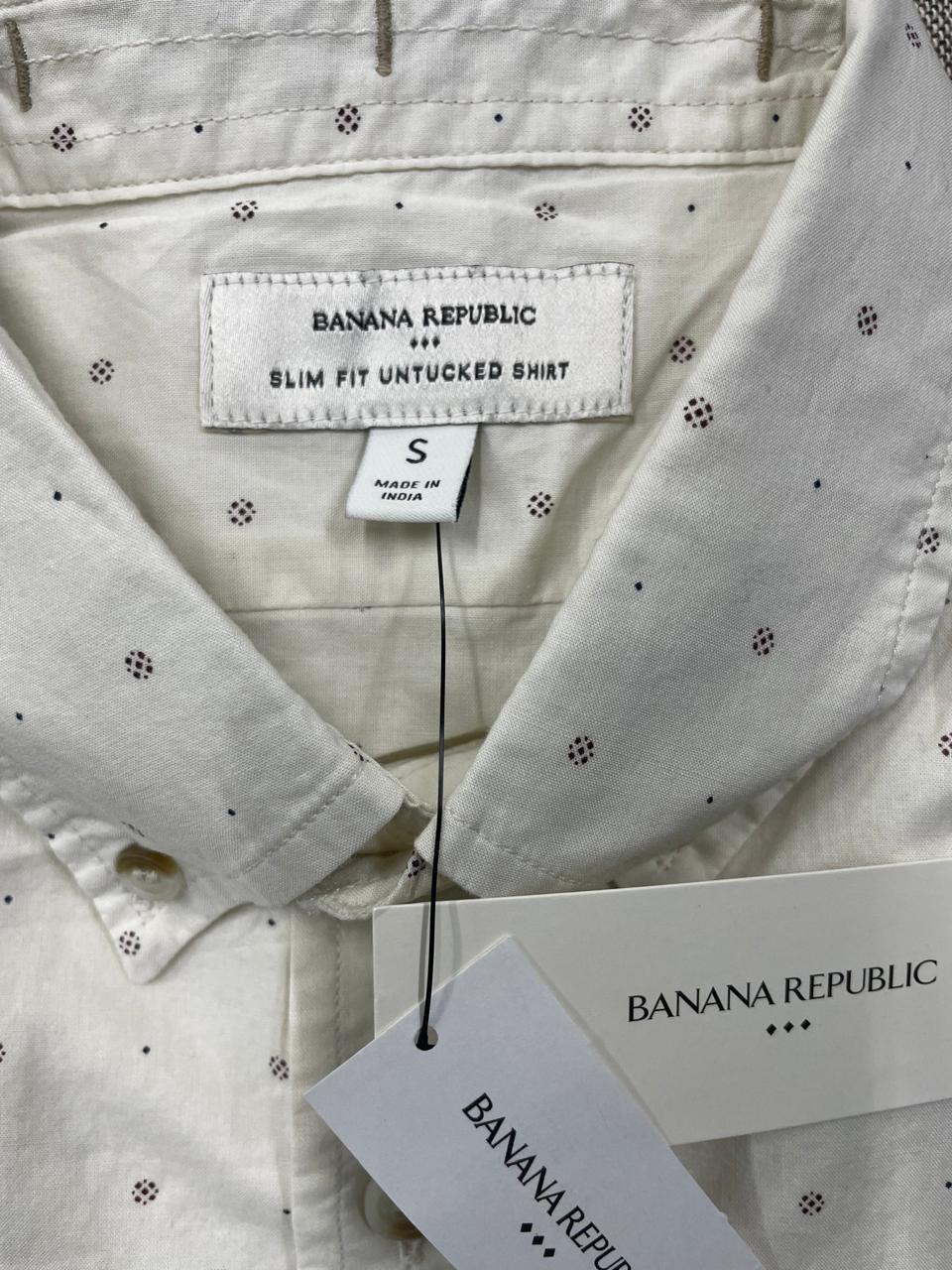 Banana Republic - Full Sleeve Slim Fit Untucked Shirt