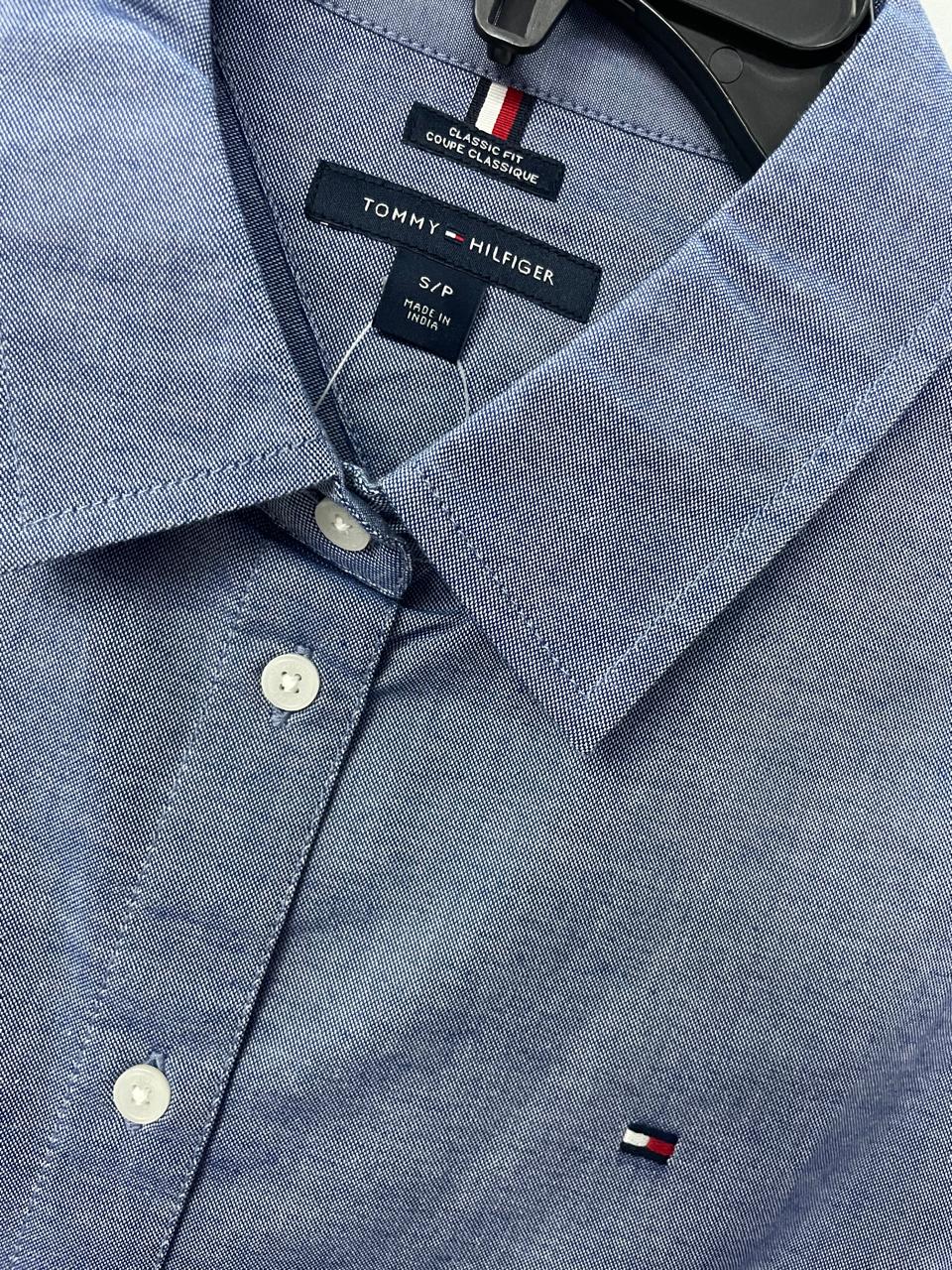 Tommy Hilfiger - Self Design Classic Fit Casual Shirt