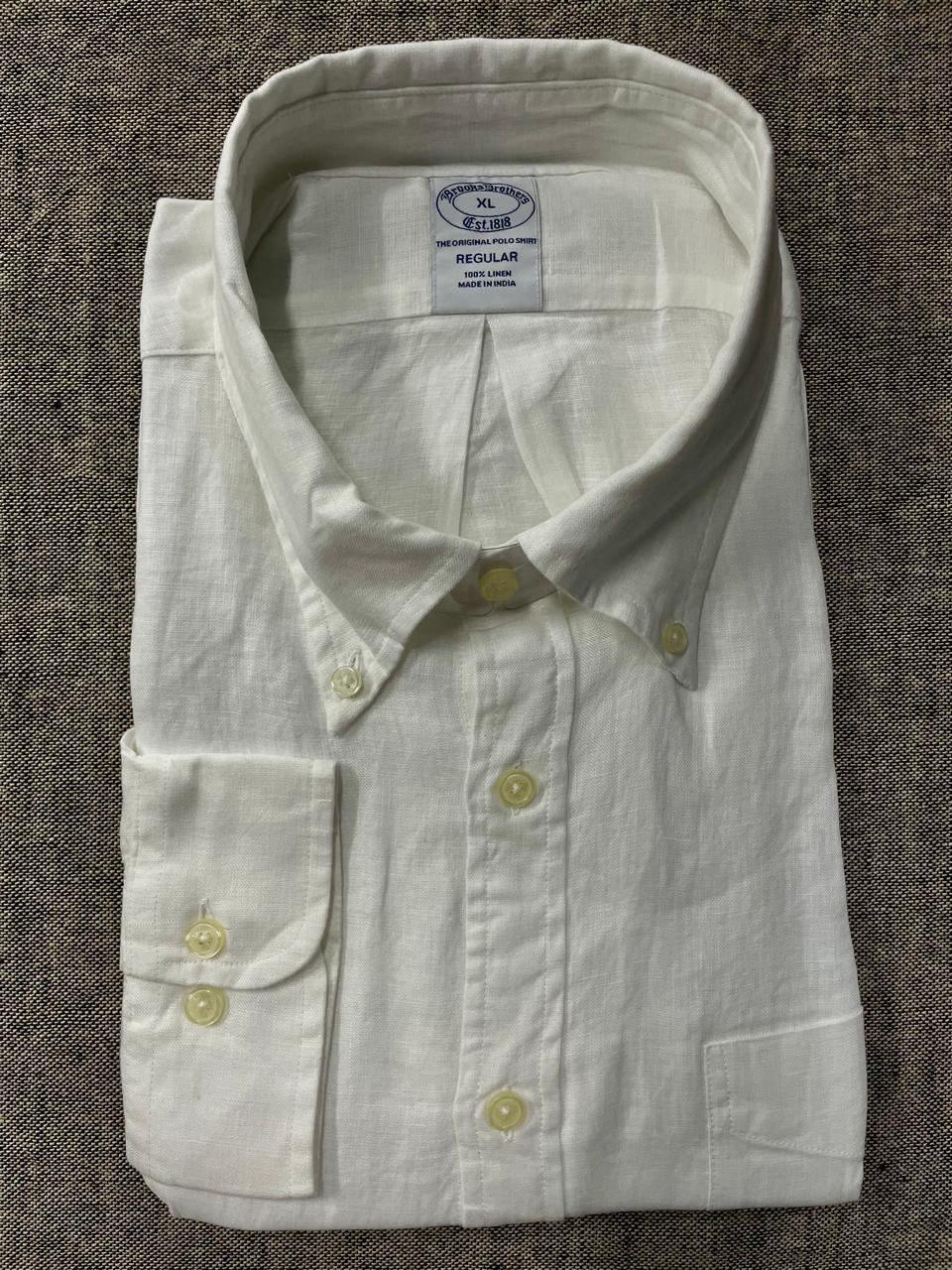 Brooks Brothers - Regular Fitted Linen Shirt