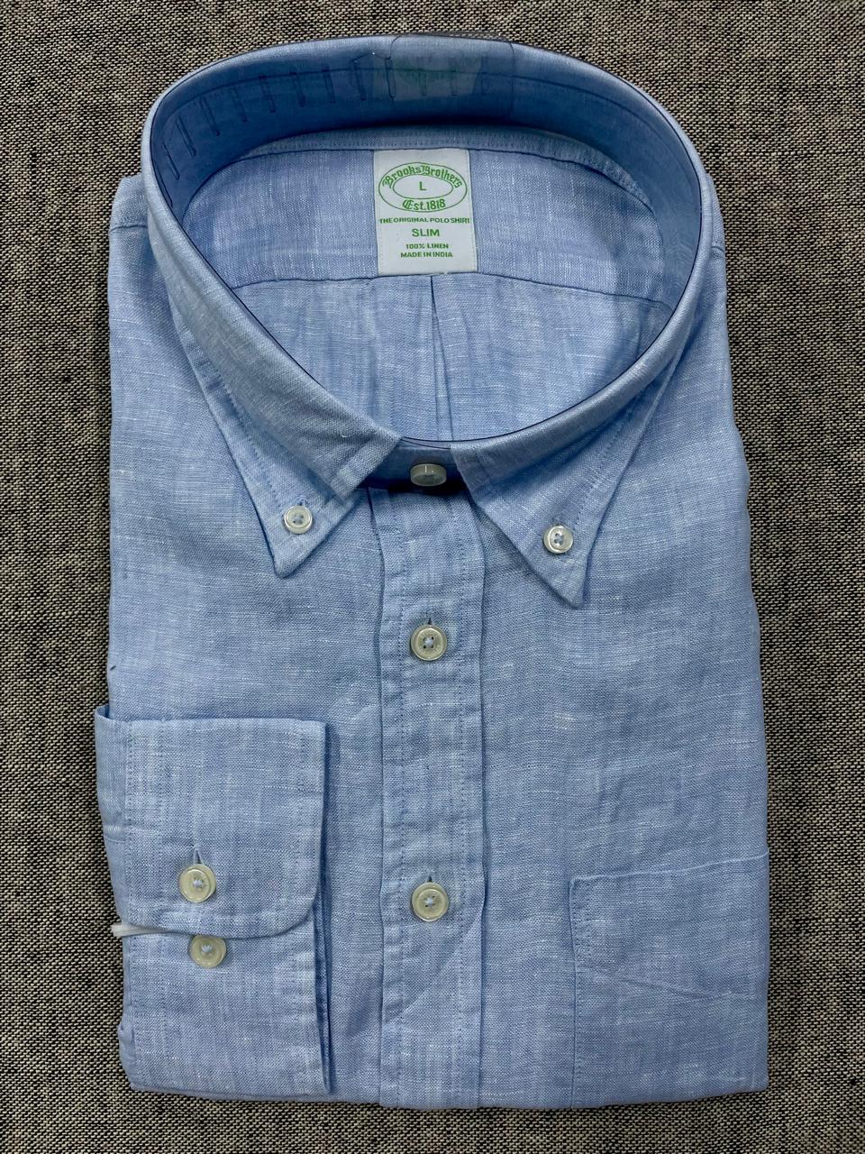 Brooks Brothers - Regular Fitted Linen Shirt
