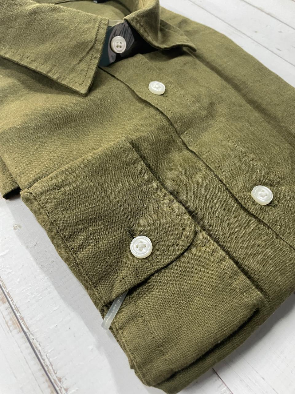 BOSS - Pure Linen - Slim Fit Shirt