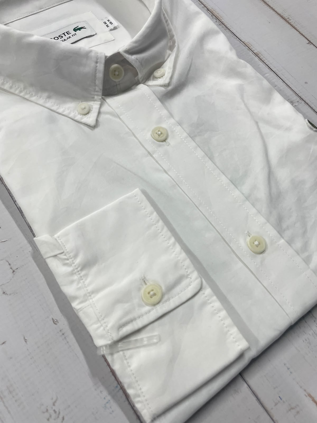 LACOSTE - Full Sleeved Cotton Shirt