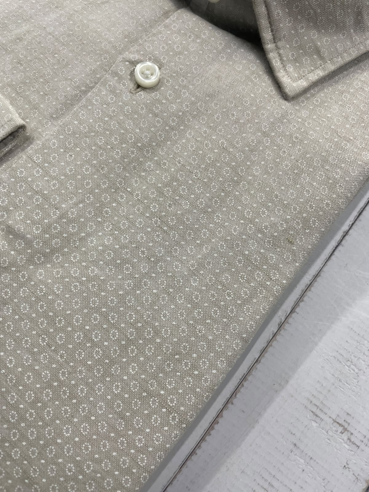 BOSS - Full sleeved cotton linen shirt - Regular Fit
