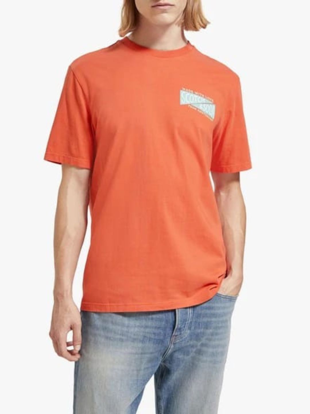 SCOTCH & SODA - Organic Cotton Crew-Neck T-Shirt