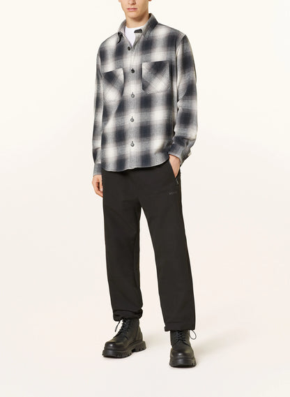 HUGO - Flannel overshirt ERATO