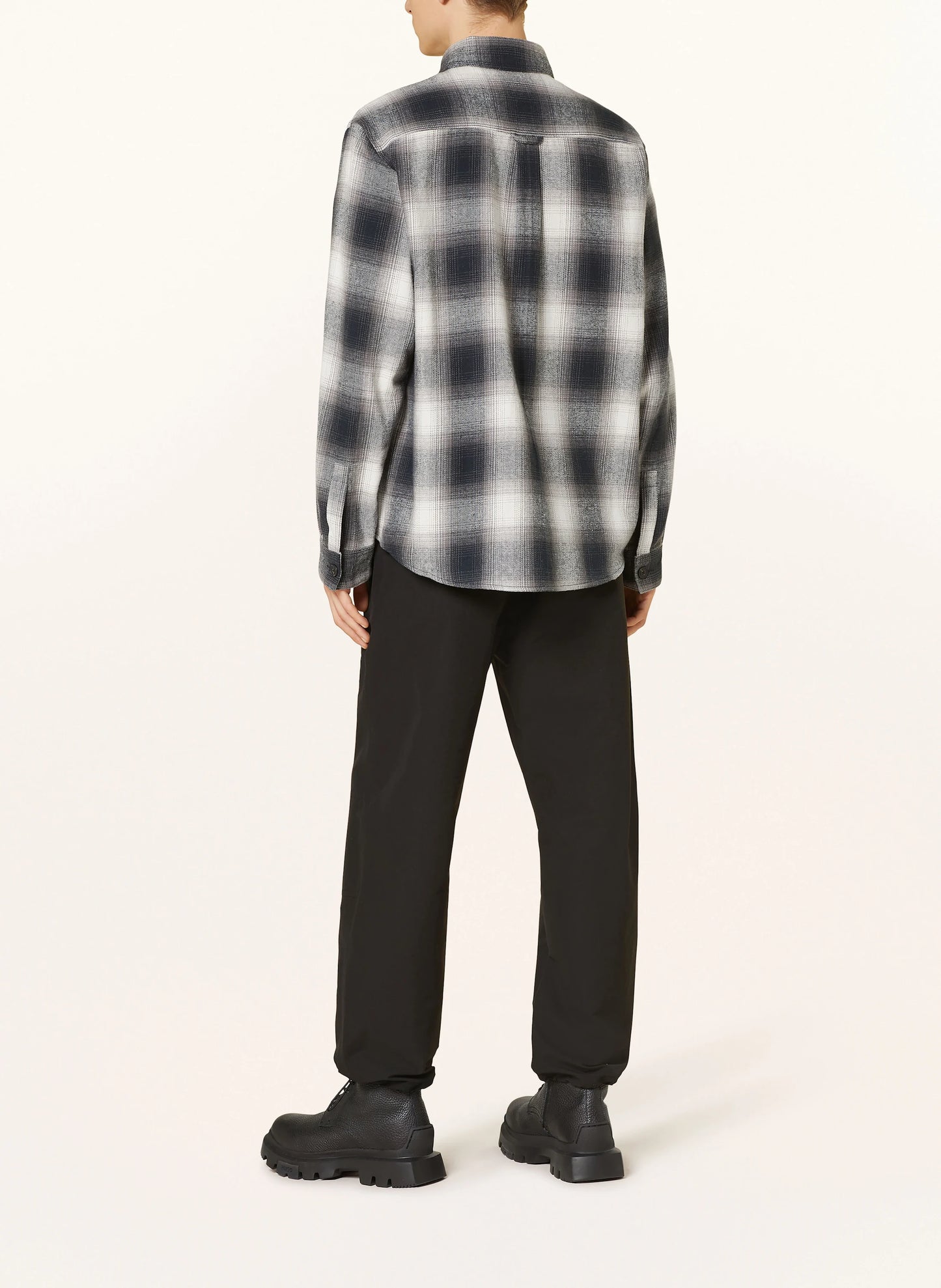 HUGO - Flannel overshirt ERATO