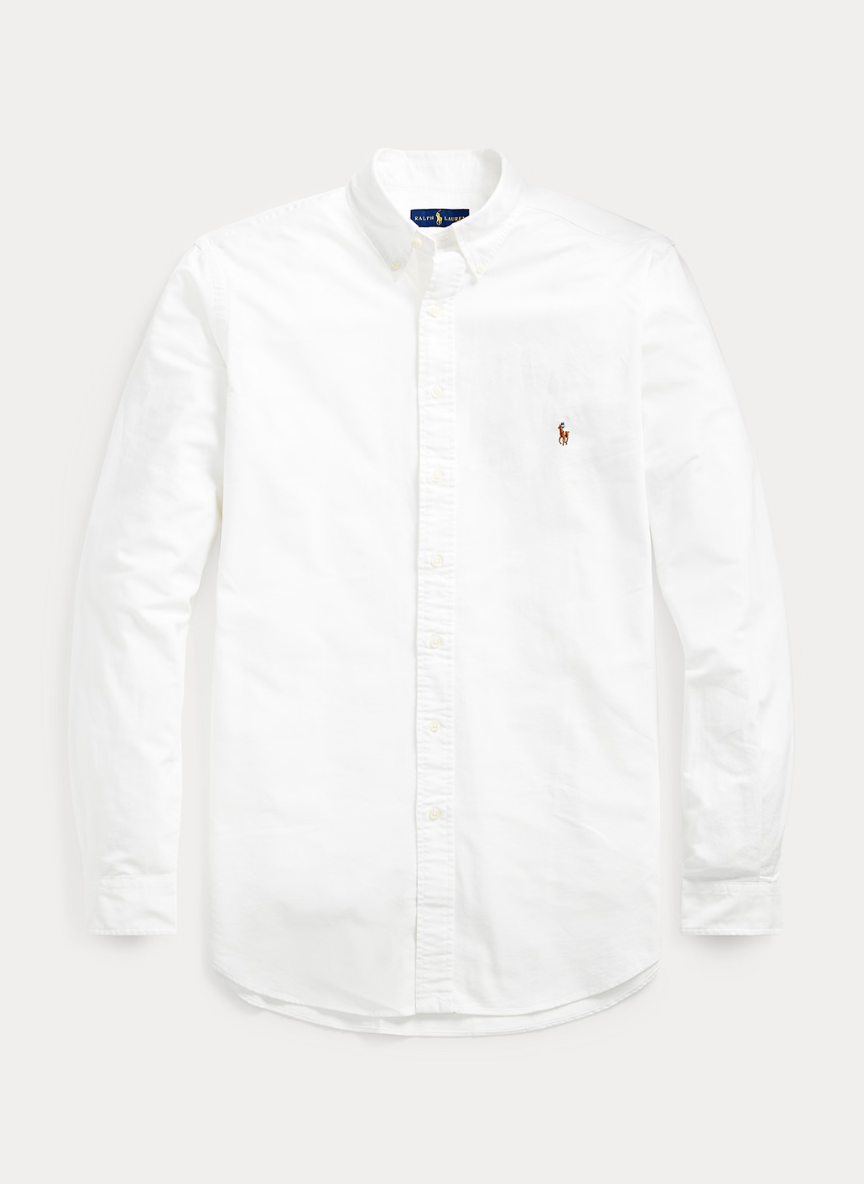 Polo Ralph Lauren - GARMENT DYED OXFORD SHIRT - White