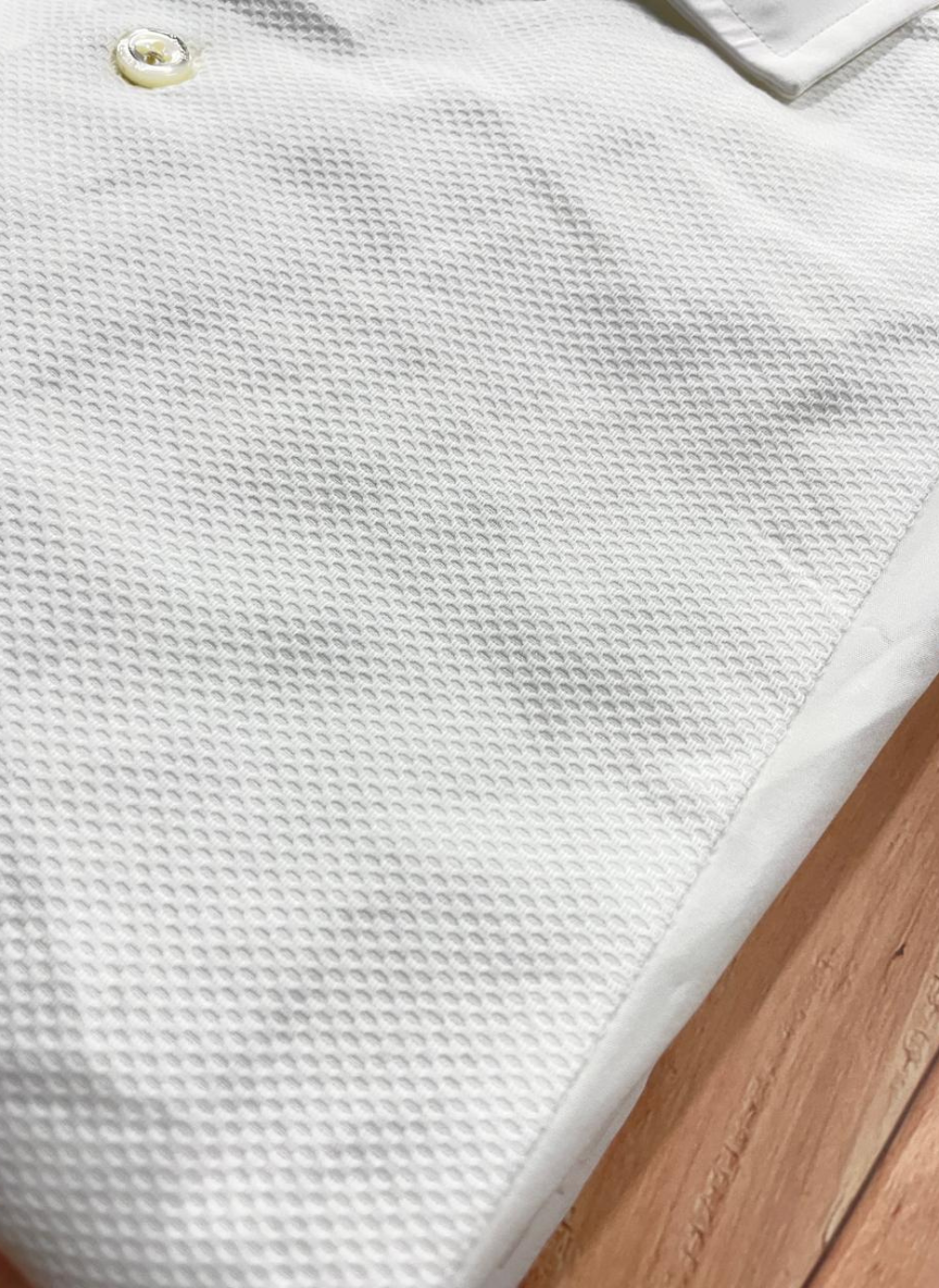 Polo Ralph Lauren - Full sleeve white Tuxedo custom fit shirt