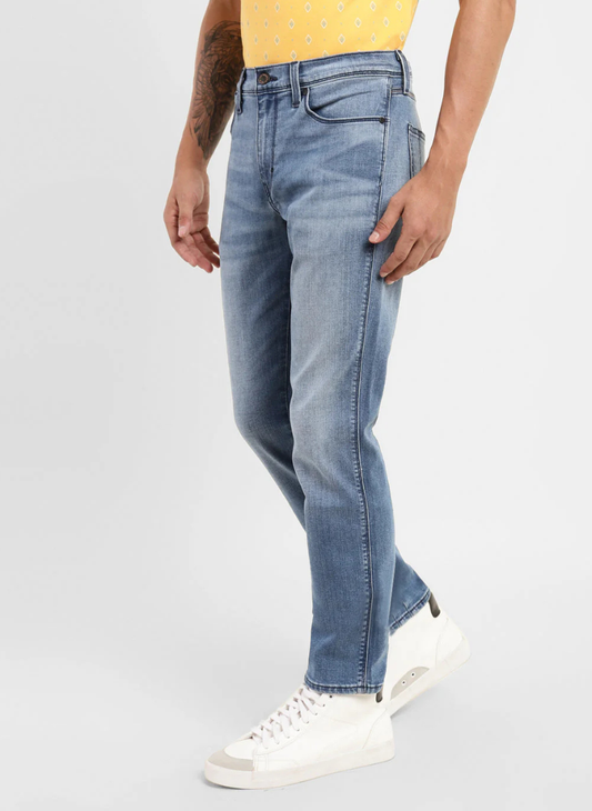 LEVIS - Men's 511 Blue Slim Fit Mid Rise Jeans