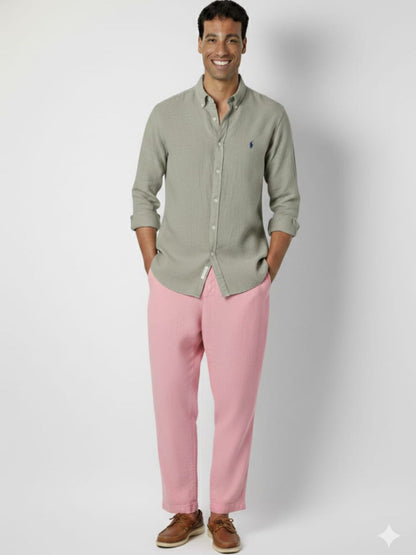 Ralph Lauren - Straight Fit Linen Trouser