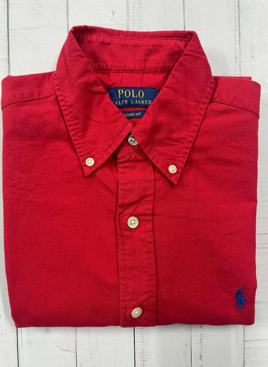Polo Ralph Lauren - GARMENT DYED OXFORD SHIRT - Half Sleeve