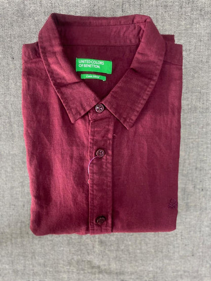 United Colours Of Benetton - Linen Blend Full Sleeve shirt