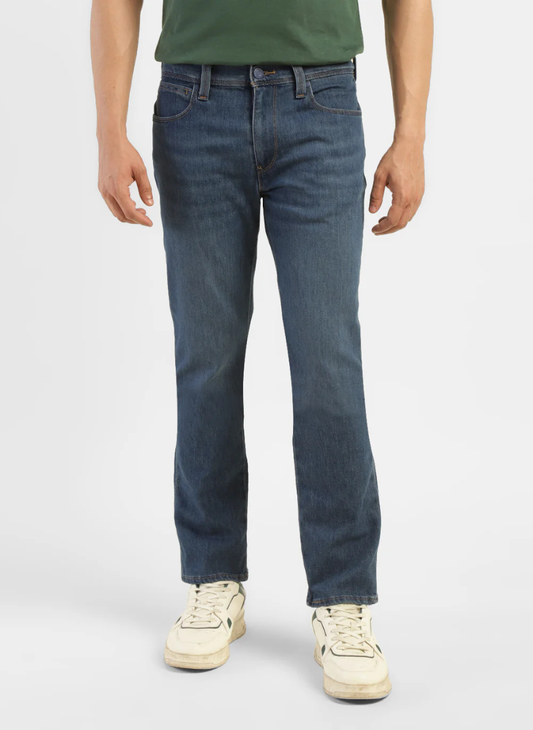 Levis - Men's 511 Blue Slim Fit Mid Rise Jeans