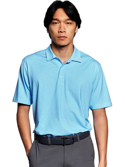 Vansport - Men's Carolina Blue/White Pro Eagle Polo