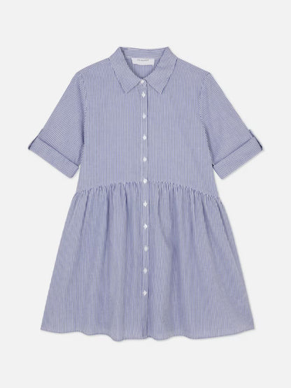 PRIMARK - Striped Mini Shirtdress