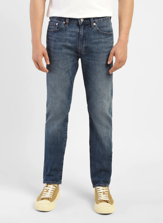 Levis - Men's 511 Blue Slim Fit Mid Rise Jeans