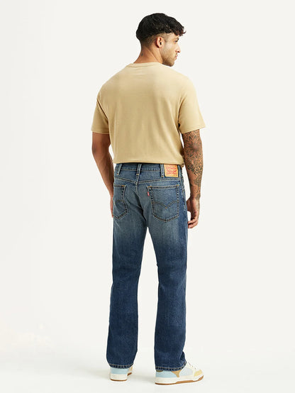 Levis - Men's Tinted 517 Blue Bootcut Mid Rise Jeans