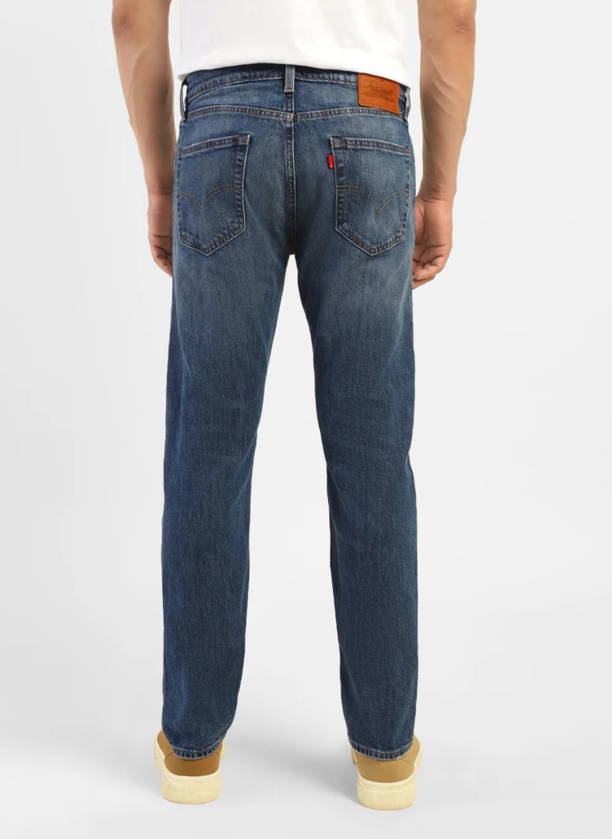Levis - Men's 511 Blue Slim Fit Mid Rise Jeans