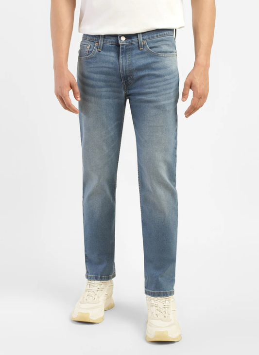 Levis - Men's 511 Blue Slim Fit Mid Rise Jeans