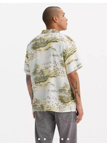 LEVIS - Men Printed Relaxed Fit Camp Shirt