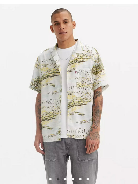 LEVIS - Men Printed Relaxed Fit Camp Shirt