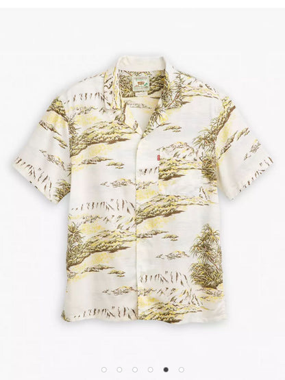 LEVIS - Men Printed Relaxed Fit Camp Shirt