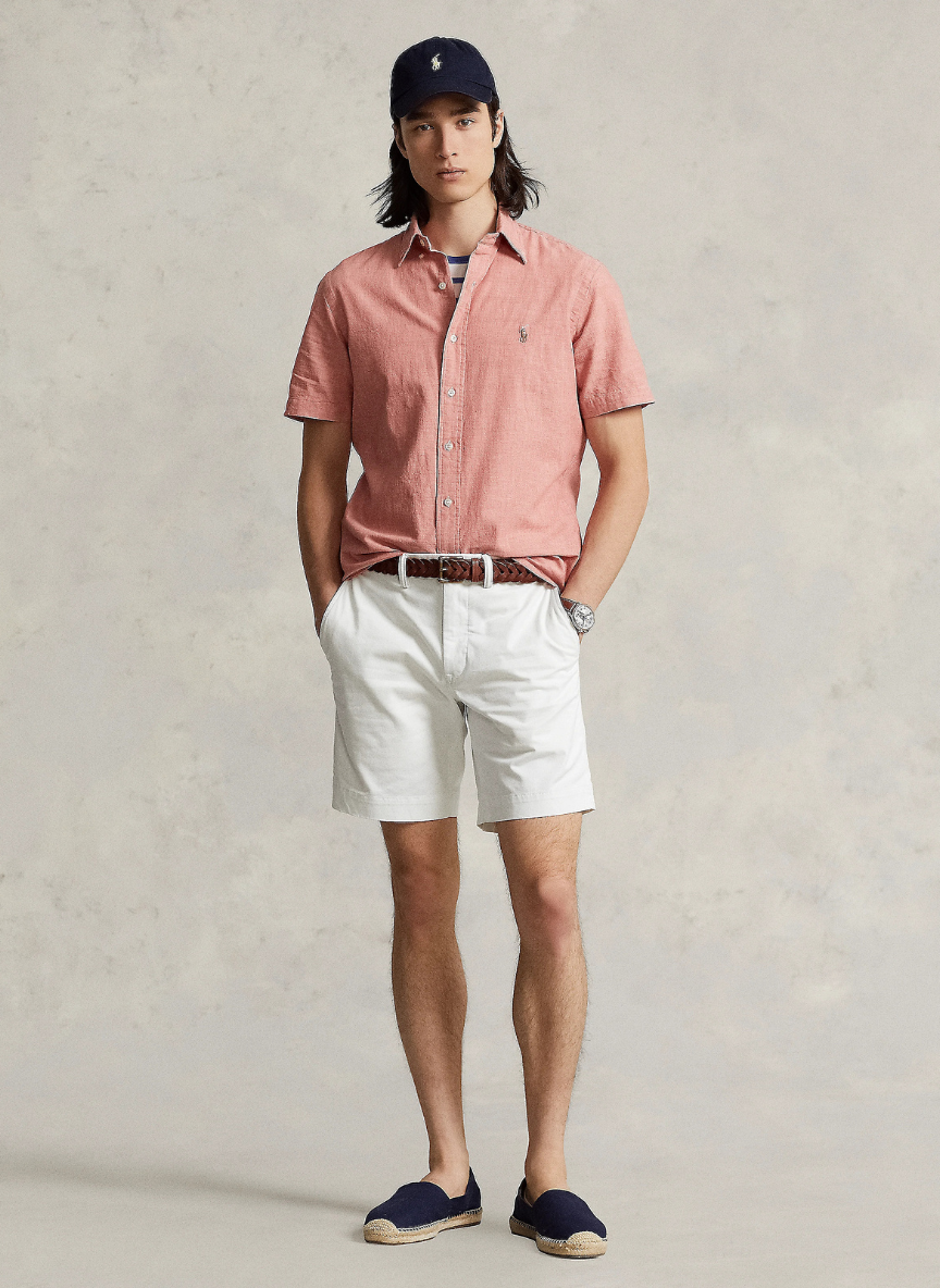 Polo Ralph Lauren - 8-Inch Stretch Straight Fit Chino Short - Chinos shorts