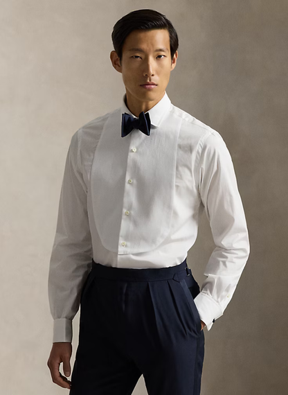 Polo Ralph Lauren - Full sleeve white Tuxedo custom fit shirt