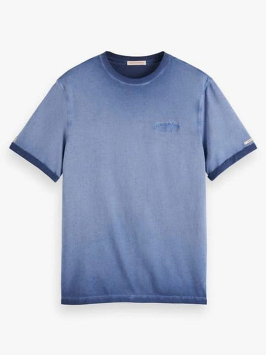 SCOTCH & SODA - Garment Dye Left-Chest Artwork T-Shirt