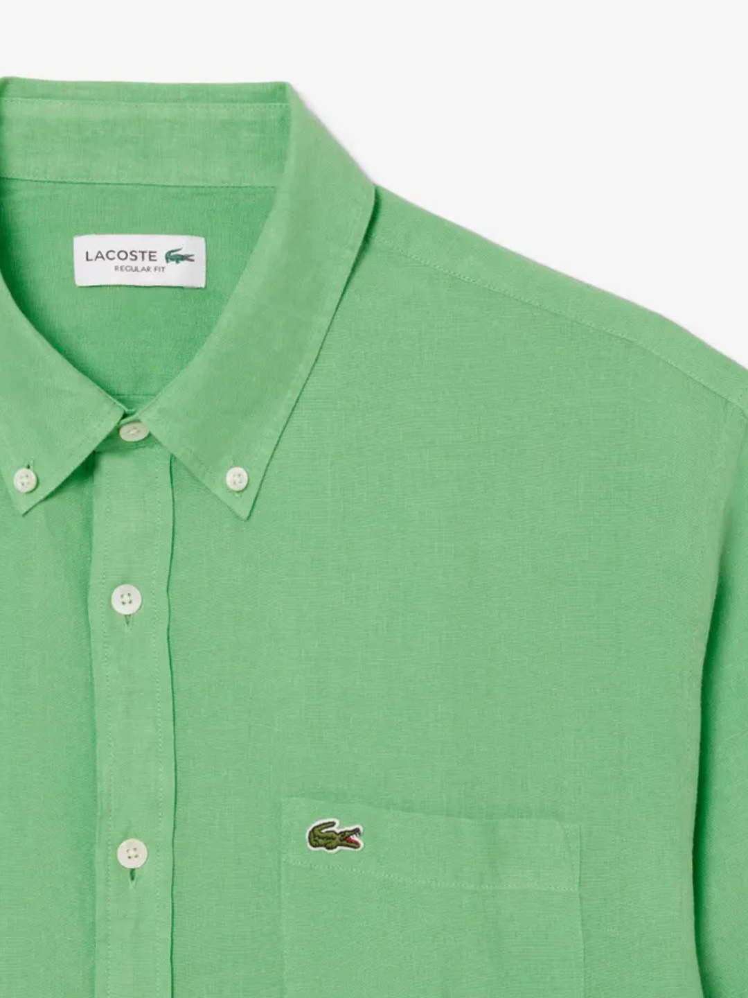 Lacoste - Long Sleeves Regular Fit Linen Shirt