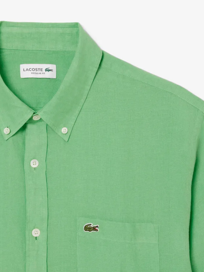 Lacoste - Long Sleeves Regular Fit Linen Shirt